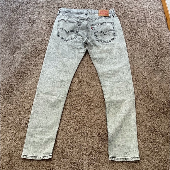 Levi’s 512 light gray acid wash 32x32 - Picture 2 of 3